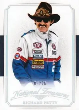 2025 Panini National Treasures - 2016 Throwback Holo Silver #2 - Richard Petty - Petty Enterprises