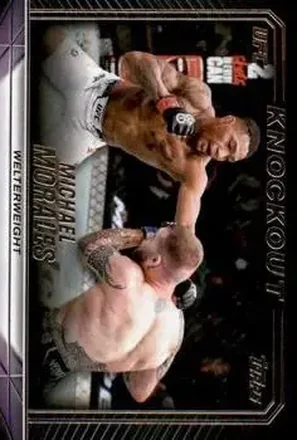 2024 Topps Knockout UFC #16 - Michael Morales