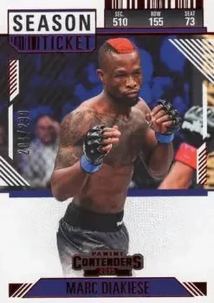 2025 Panini Contenders PFL - Season Ticket Red #38 - Marc Diakiese
