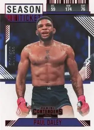 2025 Panini Contenders PFL - Season Ticket Red #53 - Paul Daley