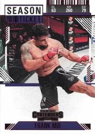 2025 Panini Contenders PFL - Season Ticket Red #81 - Frank Mir