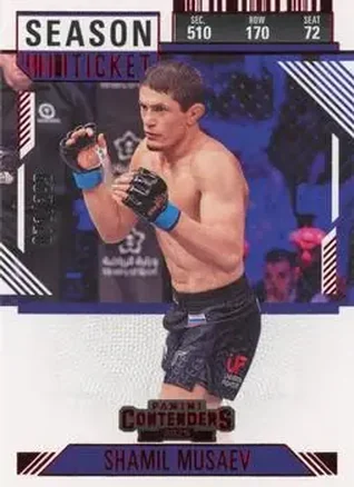 2025 Panini Contenders PFL - Season Ticket Red #99 - Shamil Musaev