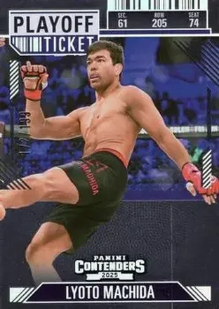 2025 Panini Contenders PFL - Playoff Ticket #13 - Lyoto Machida