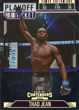 2025 Panini Contenders PFL - Playoff Ticket #14 - Thad Jean