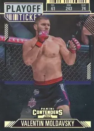 2025 Panini Contenders PFL - Playoff Ticket #21 - Valentin Moldavsky