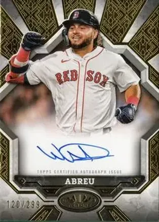 2025 Topps Tier One - Break Out Autographs #BOA-WA - Wilyer Abreu - Boston Red Sox