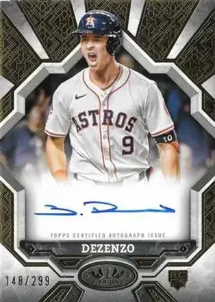 2025 Topps Tier One - Break Out Autographs #BOA-ZD - Zach Dezenzo - Houston Astros