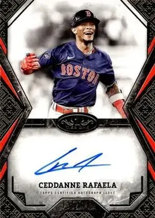 2025 Topps Tier One - Tier One Talent Autographs #TOTA-CR - Ceddanne Rafaela - Boston Red Sox