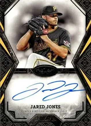2025 Topps Tier One - Tier One Talent Autographs #TOTA-JJ - Jared Jones - Pittsburgh Pirates