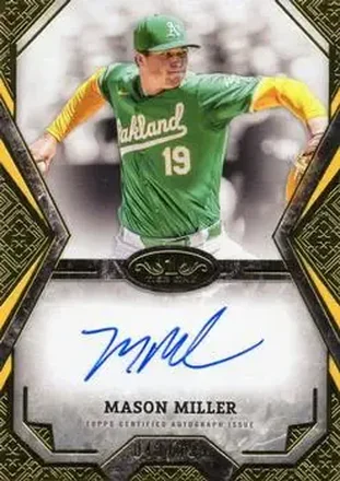 2025 Topps Tier One - Tier One Talent Autographs #TOTA-MM - Mason Miller - Athletics