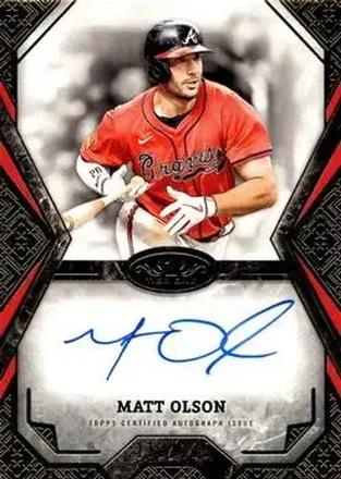 2025 Topps Tier One - Tier One Talent Autographs #TOTA-MO - Matt Olson - Atlanta Braves