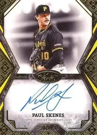 2025 Topps Tier One - Tier One Talent Autographs #TOTA-PS - Paul Skenes - Pittsburgh Pirates