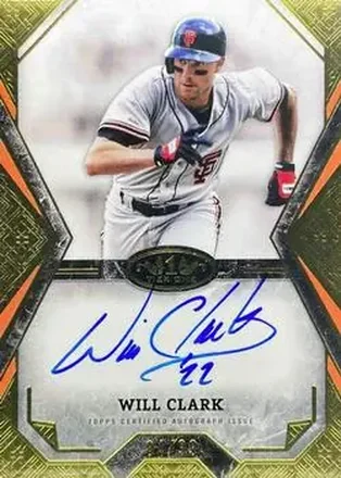 2025 Topps Tier One - Tier One Talent Autographs #TOTA-WC - Will Clark - San Francisco Giants