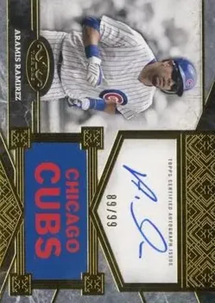 2025 Topps Tier One - Top Shelf Signatures #TSS-AR - Aramis Ramirez - Chicago Cubs