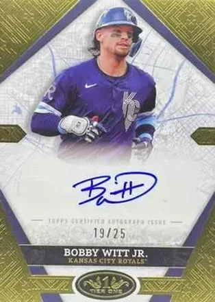 2025 Topps Tier One - City Connect Signatures #CCS-BW - Bobby Witt Jr. - Kansas City Royals