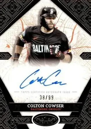 2025 Topps Tier One - City Connect Signatures #CCS-CC - Colton Cowser - Baltimore Orioles