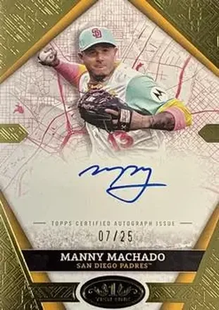 2025 Topps Tier One - City Connect Signatures #CCS-MM - Manny Machado - San Diego Padres