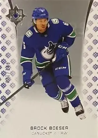 2020-21 Upper Deck Ultimate Collection #4 - Brock Boeser - Vancouver Canucks