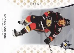 2020-21 Upper Deck Ultimate Collection #11 - Maxime Comtois - Anaheim Ducks