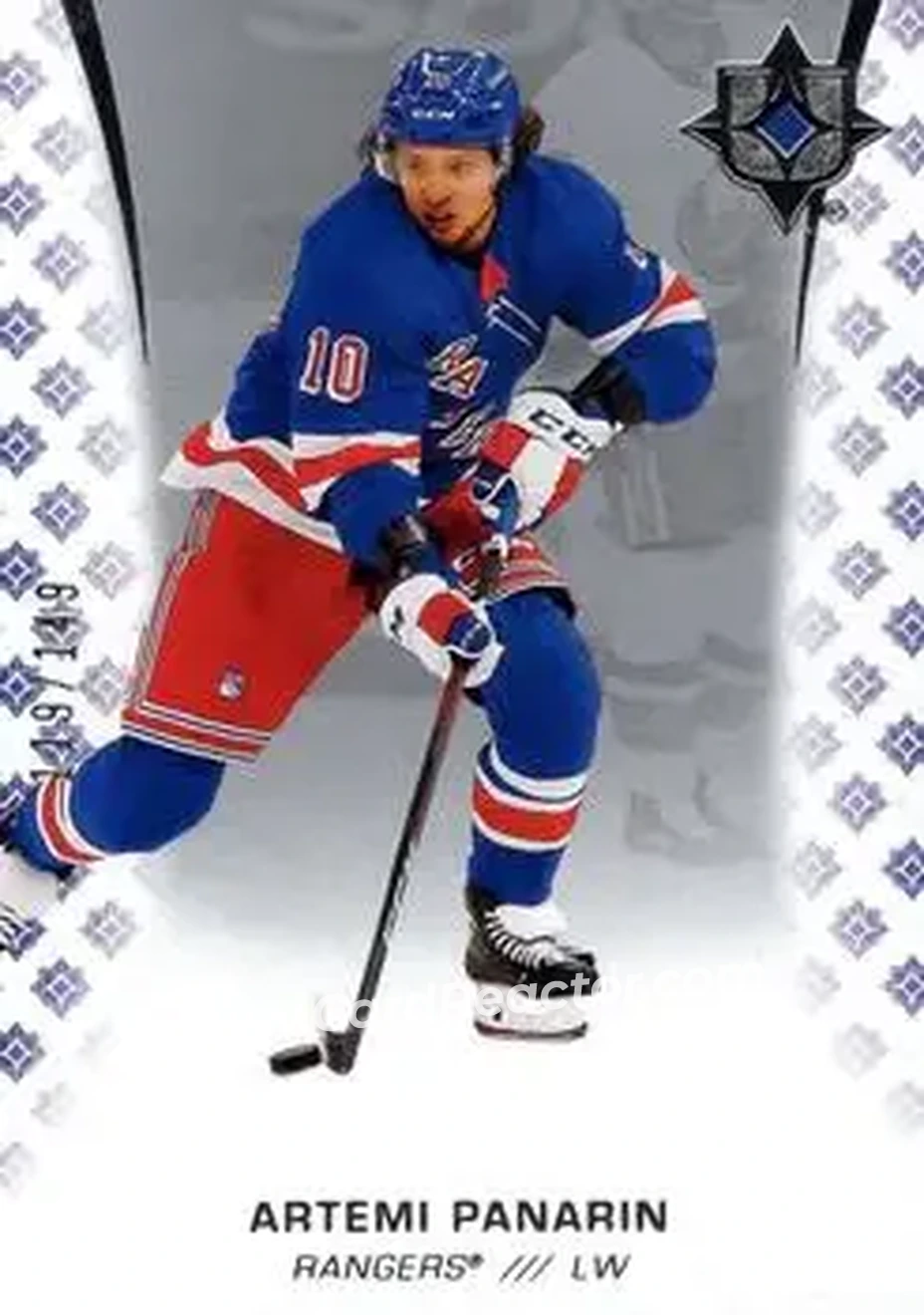 2020-21 Upper Deck Ultimate Collection #38 - Artemi Panarin - New York Rangers - Front