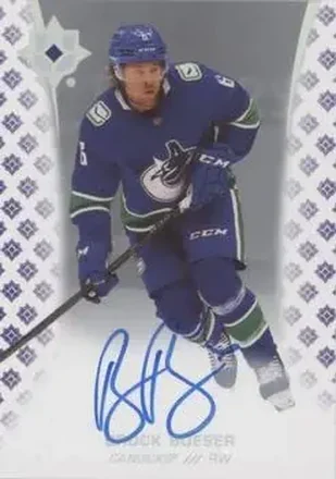 2020-21 Upper Deck Ultimate Collection - Autographs #4 - Brock Boeser - Vancouver Canucks