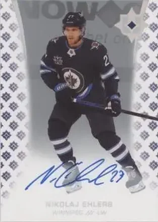 2020-21 Upper Deck Ultimate Collection - Autographs #7 - Nikolaj Ehlers - Winnipeg Jets