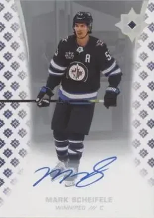 2020-21 Upper Deck Ultimate Collection - Autographs #12 - Mark Scheifele - Winnipeg Jets