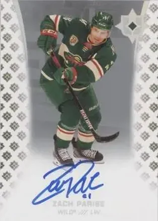2020-21 Upper Deck Ultimate Collection - Autographs #15 - Zach Parise - Minnesota Wild
