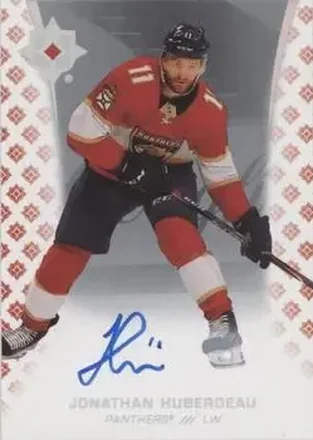 2020-21 Upper Deck Ultimate Collection - Autographs #22 - Jonathan Huberdeau - Florida Panthers