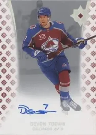 2020-21 Upper Deck Ultimate Collection - Autographs #27 - Devon Toews - Colorado Avalanche