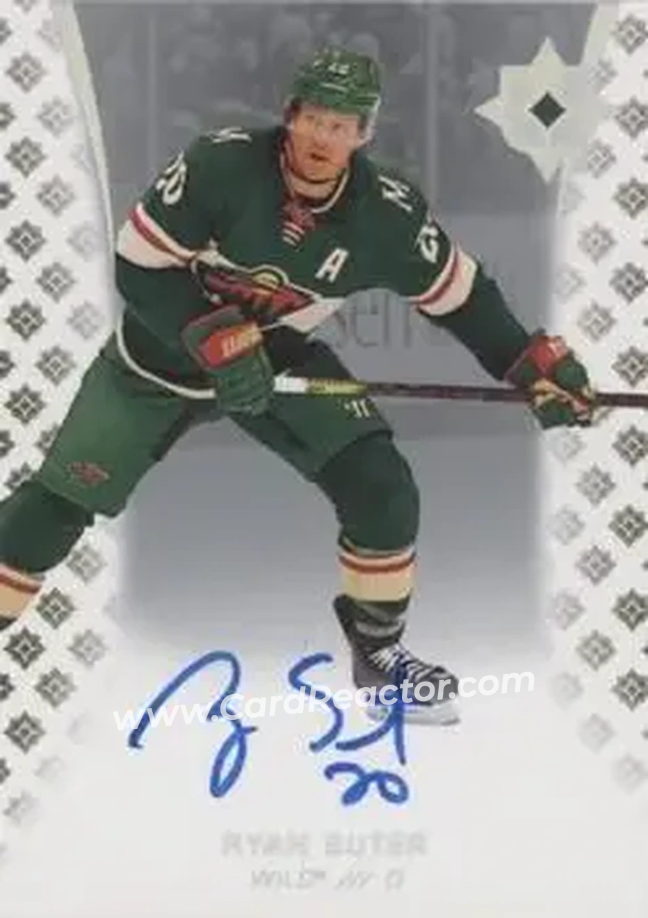 2020-21 Upper Deck Ultimate Collection - Autographs #28 - Ryan Suter - Minnesota Wild - Front 2020-21 Upper Deck Ultimate Collection - Autographs #28 - Ryan Suter - Minnesota Wild - Front