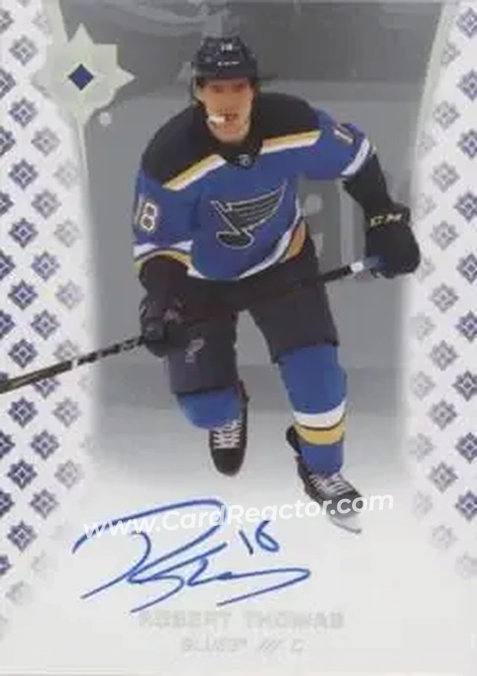 2020-21 Upper Deck Ultimate Collection - Autographs #42 - Robert Thomas - St. Louis Blues - Front