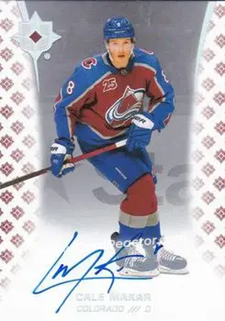 2020-21 Upper Deck Ultimate Collection - Autographs #55 - Cale Makar - Colorado Avalanche - Front