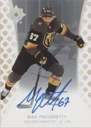 2020-21 Upper Deck Ultimate Collection - Autographs #62 - Max Pacioretty - Vegas Golden Knights