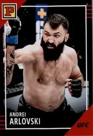 2022 Panini UFC Debut Edition - Red #96 - Andrei Arlovski