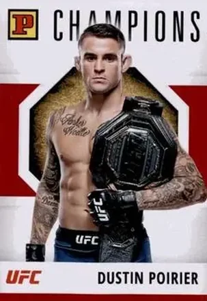 2022 Panini UFC Debut Edition - Red #123 - Dustin Poirier