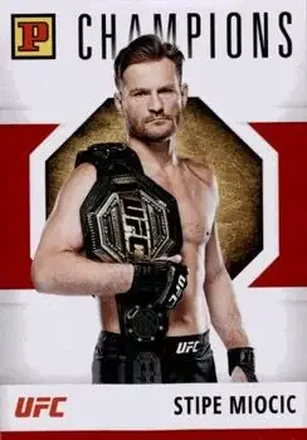 2022 Panini UFC Debut Edition - Red #130 - Stipe Miocic