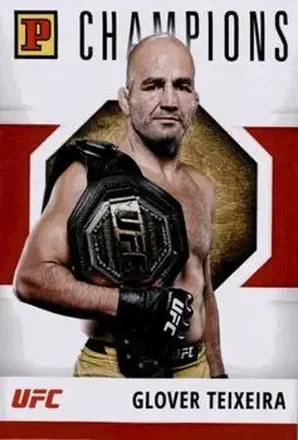 2022 Panini UFC Debut Edition - Red #138 - Glover Teixeira