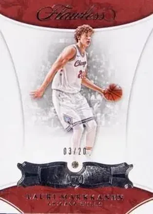 2017-18 Panini Flawless #72 - Lauri Markkanen - Chicago Bulls