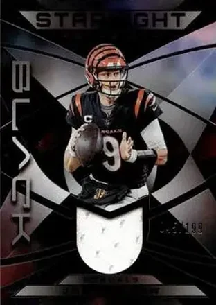 2024 Panini Black - Starlight Materials #SM-JB - Joe Burrow - Cincinnati Bengals