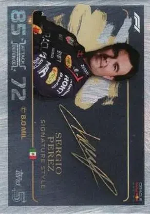 2024 Topps Turbo Attax F1 #18b - Sergio Perez - Oracle Red Bull Racing