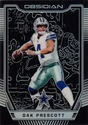 2018 Panini Obsidian #80 - Dak Prescott - Dallas Cowboys