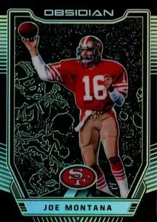 2018 Panini Obsidian #100 - Joe Montana - San Francisco 49ers