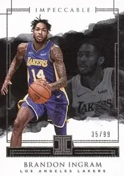 2017-18 Panini Impeccable #10 Brandon Ingram