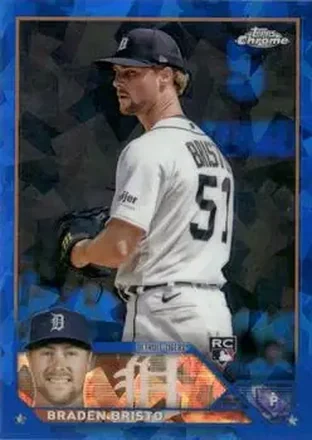 2023 Topps Chrome Update Sapphire Edition #USCS282 - Braden Bristo - Detroit Tigers