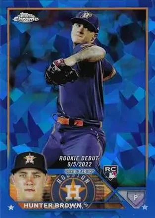 2023 Topps Chrome Update Sapphire Edition #USCS283 - Hunter Brown - Houston Astros