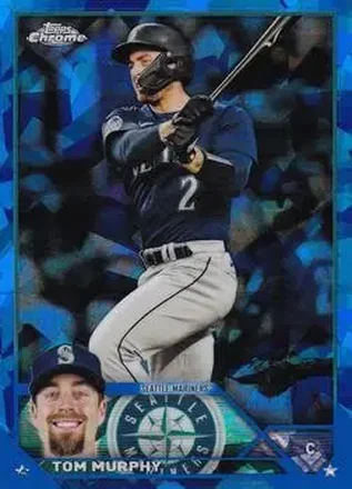 2023 Topps Chrome Update Sapphire Edition #USCS289 - Tom Murphy - Seattle Mariners
