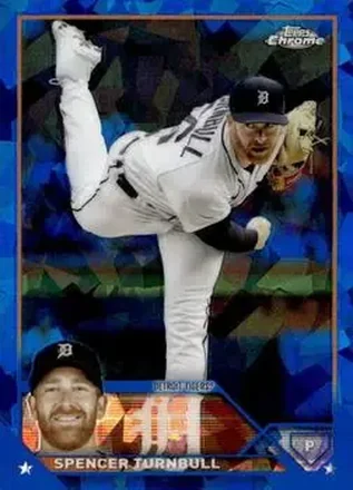 2023 Topps Chrome Update Sapphire Edition #USCS291 - Spencer Turnbull - Detroit Tigers