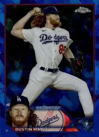 2023 Topps Chrome Update Sapphire Edition #USCS326 - Dustin May - Los Angeles Dodgers
