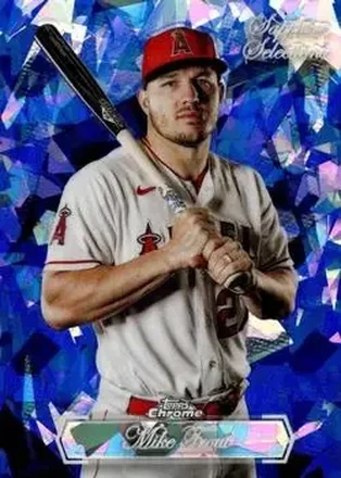 2023 Topps Chrome Update Sapphire Edition - Sapphire Selections #SS-21 - Mike Trout - Los Angeles Angels